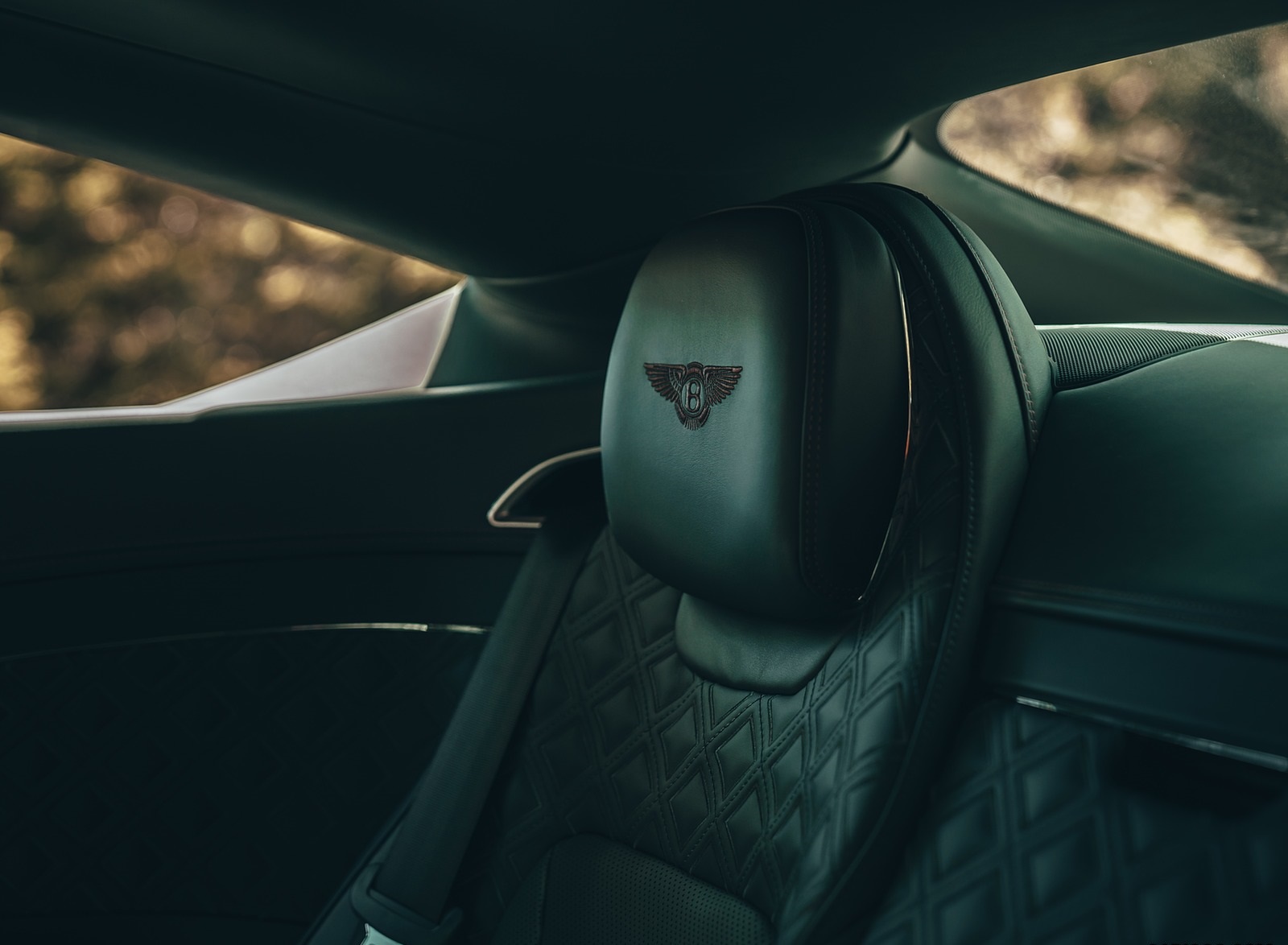 2020 Bentley Continental GT V8 Coupe Interior Rear Seats Wallpapers #102 of 135