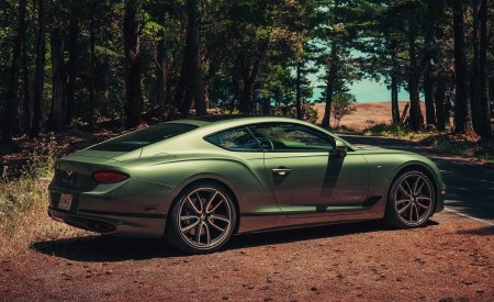2020 Bentley Continental GT V8 Coupe Rear Three-Quarter Wallpapers 450x275 (78)