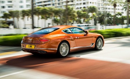 2020 Bentley Continental GT V8 Coupe Rear Three-Quarter Wallpapers 450x275 (123)