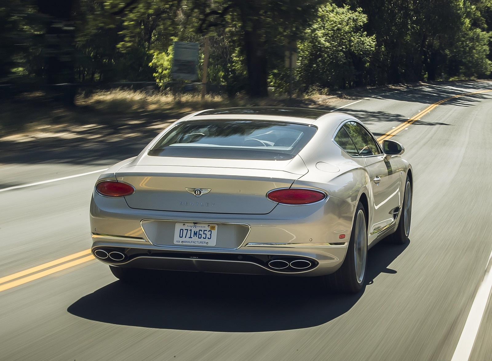 2020 Bentley Continental Gt V8 Coupe Rear Wallpapers 38 Newcarcars