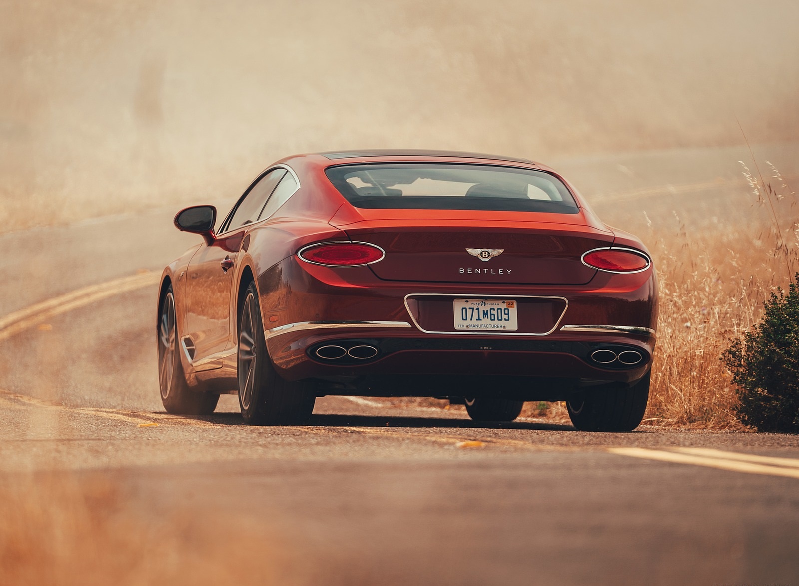 2020 Bentley Continental GT V8 Coupe Rear Wallpapers (8)