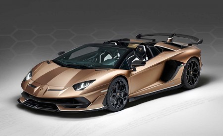 2020 Lamborghini Aventador SVJ Roadster Front Three-Quarter Wallpapers 450x275 (24)