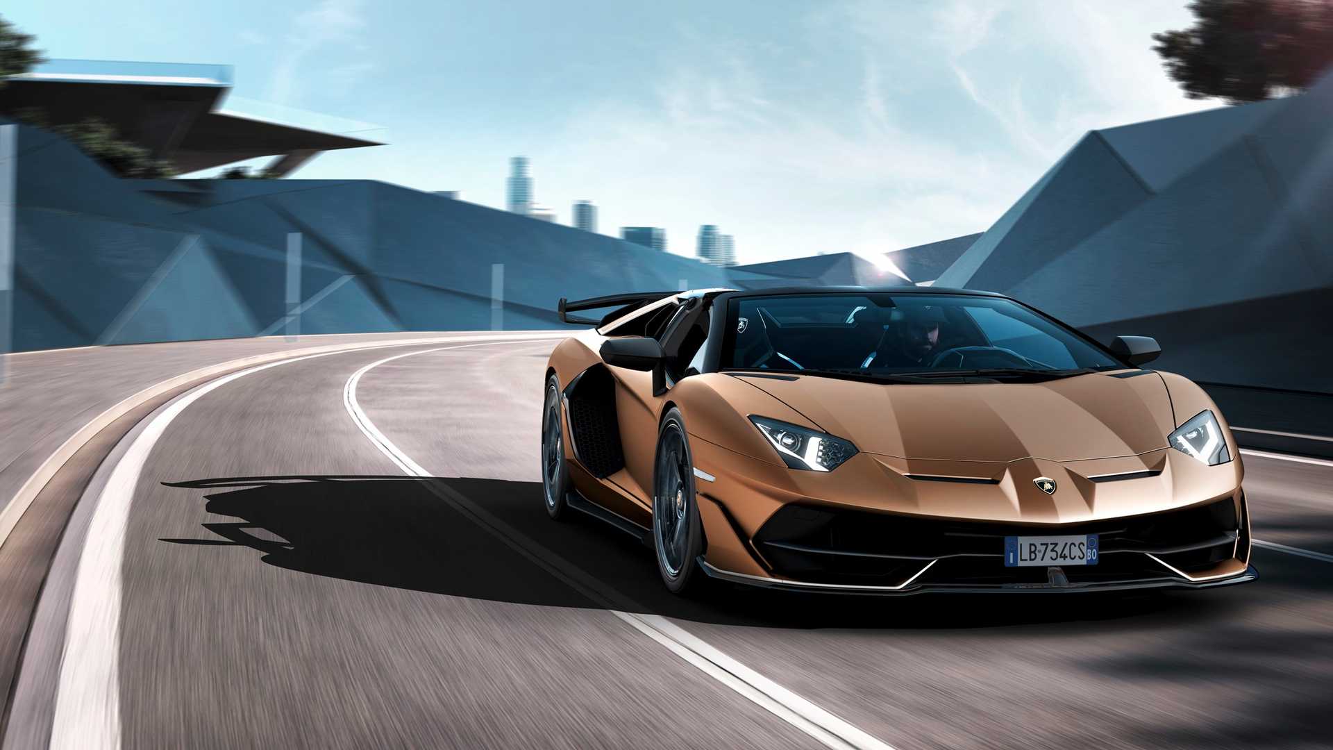 2020 Lamborghini Aventador SVJ Roadster Front Three-Quarter Wallpapers (1)