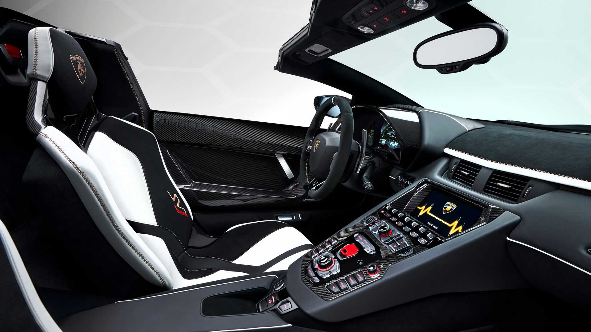 2020 Lamborghini Aventador SVJ Roadster Interior Cockpit Wallpapers #19 of 35