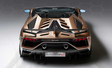 2020 Lamborghini Aventador SVJ Roadster Rear Wallpapers 450x275 (25)
