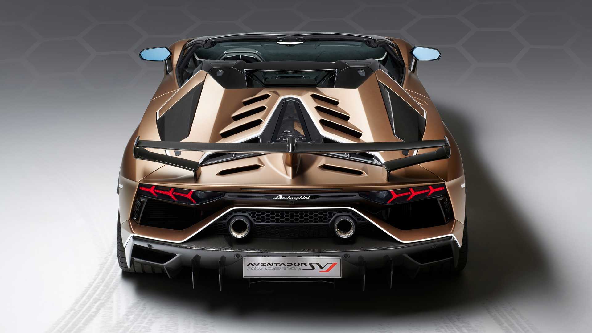 2020 Lamborghini Aventador SVJ Roadster Rear Wallpapers #25 of 35