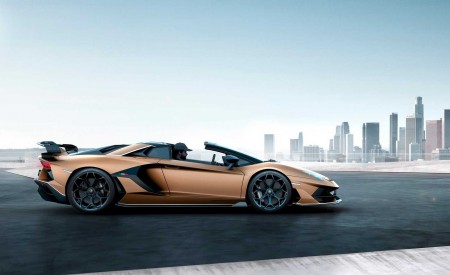 2020 Lamborghini Aventador SVJ Roadster Side Wallpapers 450x275 (2)