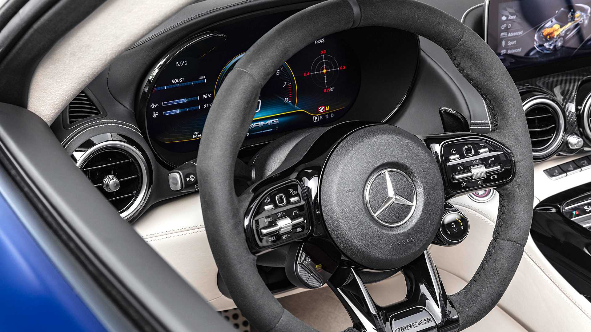 2020 Mercedes-AMG GT R Roadster Interior Steering Wheel Wallpapers #145 of 150