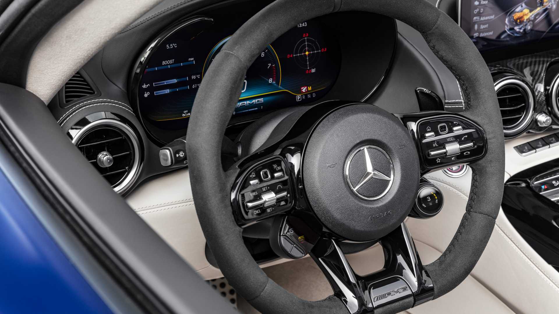 2020 Mercedes-AMG GT R Roadster Interior Steering Wheel Wallpapers #144 of 150