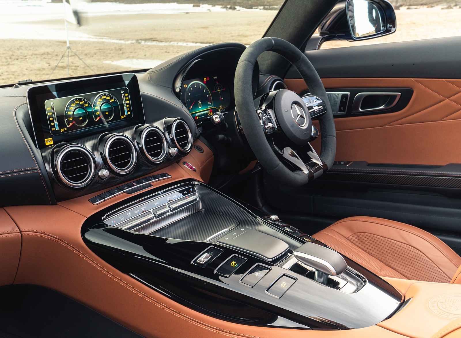 2020 Mercedes-AMG GT R Roadster (UK-Spec) Interior Detail Wallpapers #95 of 150