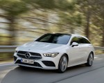 2020 Mercedes-Benz CLA Shooting Brake AMG-Line (Color: Digital White) Front Three-Quarter Wallpapers 150x120