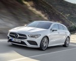 2020 Mercedes-Benz CLA Shooting Brake AMG-Line (Color: Digital White) Front Three-Quarter Wallpapers 150x120