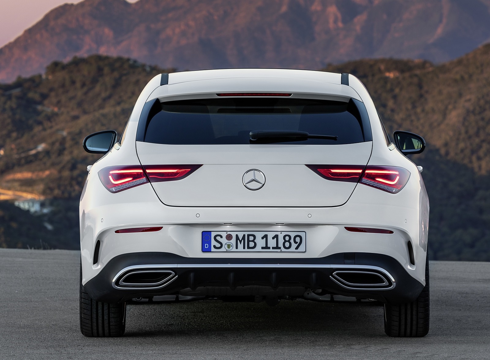 2020 Mercedes-Benz CLA Shooting Brake AMG-Line (Color: Digital White) Rear Wallpapers #74 of 104