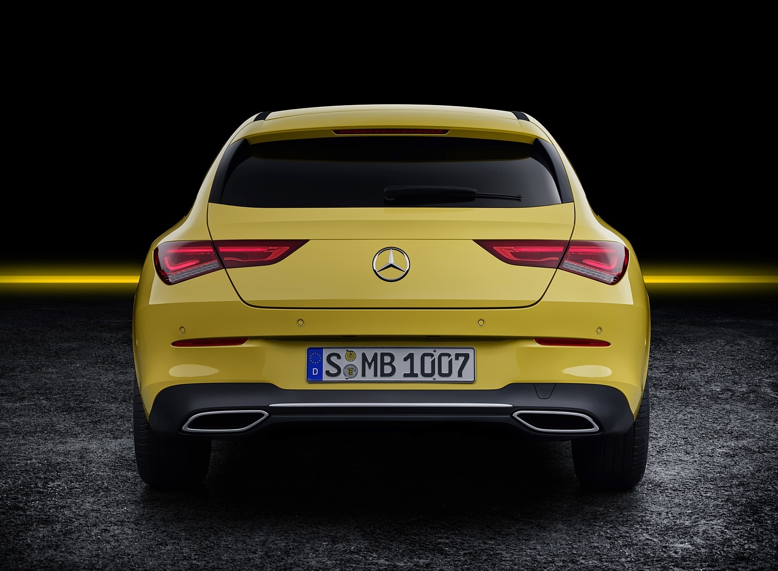 2020 Mercedes-Benz CLA Shooting Brake (Color: Sun Yellow) Rear Wallpapers #89 of 104