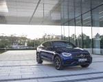 2020 Mercedes-Benz GLC 300 4MATIC Coupe (Color: Brilliant Blue Metallic) Front Three-Quarter Wallpapers 150x120