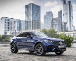 2020 Mercedes-Benz GLC 300 4MATIC Coupe (Color: Brilliant Blue Metallic) Front Three-Quarter Wallpapers 150x120