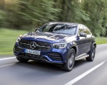 2020 Mercedes-Benz GLC 300 4MATIC Coupe (Color: Brilliant Blue Metallic) Front Three-Quarter Wallpapers 150x120 (54)