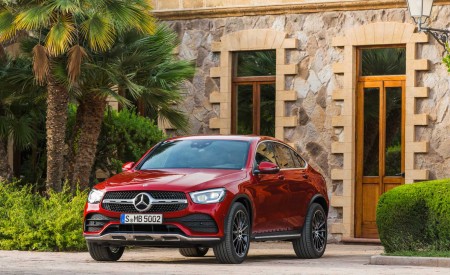 2020 Mercedes-Benz GLC 300 Coupe 4MATIC (Color: Designo Hyacinth Red Metallic) Front Wallpapers 450x275 (83)