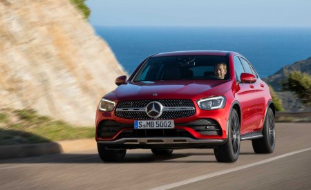 2020 Mercedes-Benz GLC 300 Coupe 4MATIC (Color: Designo Hyacinth Red Metallic) Front Wallpapers 450x275 (67)