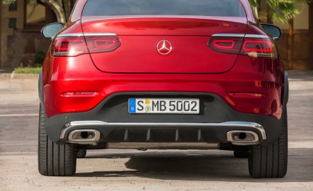 2020 Mercedes-Benz GLC 300 Coupe 4MATIC (Color: Designo Hyacinth Red Metallic) Rear Wallpapers 450x275 (86)