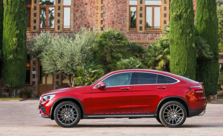 2020 Mercedes-Benz GLC 300 Coupe 4MATIC (Color: Designo Hyacinth Red Metallic) Side Wallpapers 450x275 (84)