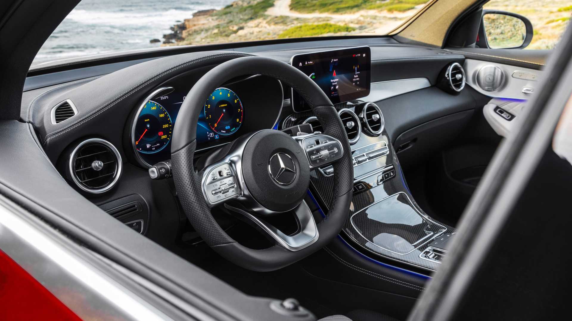 2020 Mercedes-Benz GLC 300 Coupe 4MATIC Interior Steering Wheel Wallpapers #90 of 94