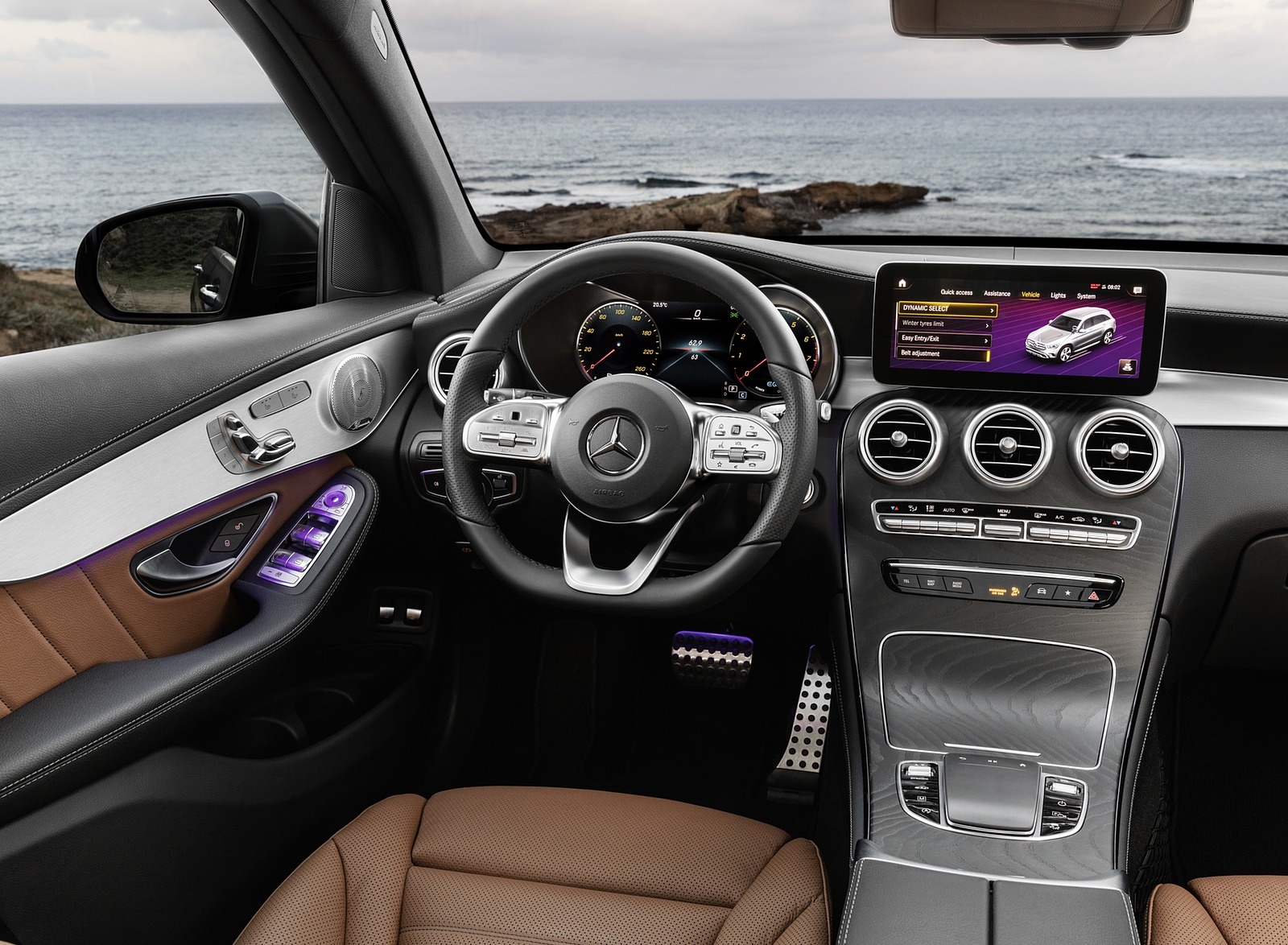 2020 Mercedes-Benz GLC (Color: Designo Selenite Grey Magno) Interior Wallpapers #62 of 62