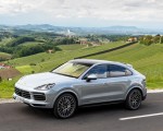 2020 Porsche Cayenne S Coupé (Color: Dolomite Silver Metallic) Front Three-Quarter Wallpapers 150x120