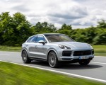 2020 Porsche Cayenne S Coupé (Color: Dolomite Silver Metallic) Front Three-Quarter Wallpapers 150x120