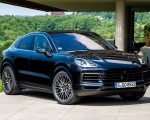 2020 Porsche Cayenne S Coupé (Color: Moonlight Blue Metallic) Front Three-Quarter Wallpapers 150x120