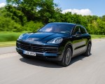 2020 Porsche Cayenne S Coupé (Color: Moonlight Blue Metallic) Front Three-Quarter Wallpapers 150x120