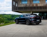 2020 Porsche Cayenne S Coupé (Color: Moonlight Blue Metallic) Rear Three-Quarter Wallpapers 150x120