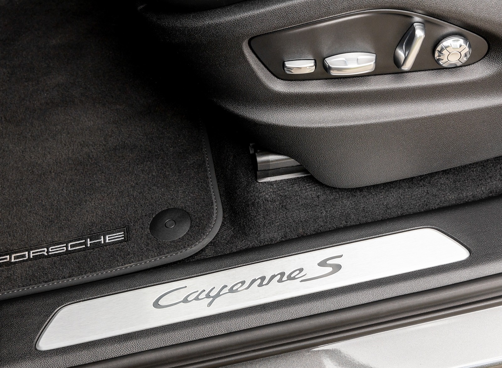 2020 Porsche Cayenne S Coupé (Color: Quarzite Grey Metallic) Door Sill Wallpapers #29 of 212