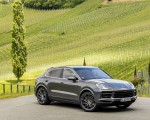 2020 Porsche Cayenne S Coupé (Color: Quarzite Grey Metallic) Front Three-Quarter Wallpapers 150x120