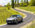 2020 Porsche Cayenne S Coupé (Color: Quarzite Grey Metallic) Front Three-Quarter Wallpapers 150x120