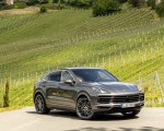 2020 Porsche Cayenne S Coupé (Color: Quarzite Grey Metallic) Front Three-Quarter Wallpapers 150x120