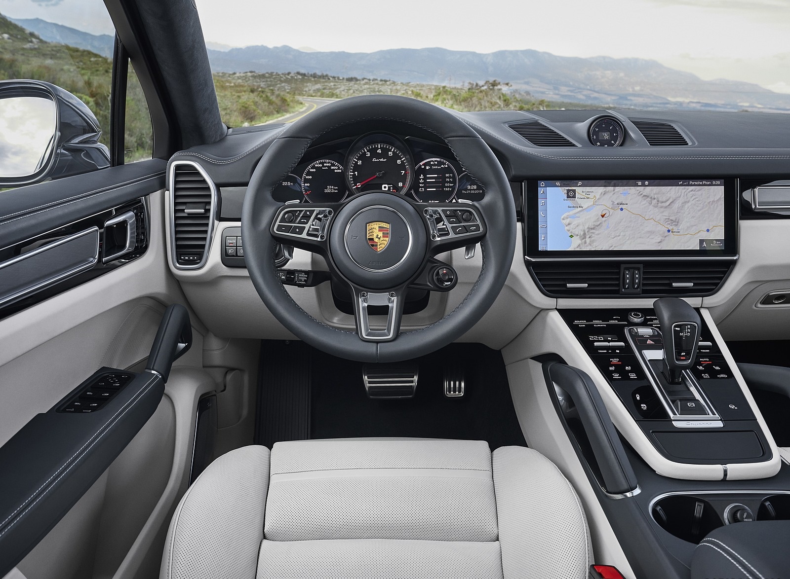 2020 Porsche Cayenne Turbo Coupe Interior Cockpit Wallpapers #93 of 94