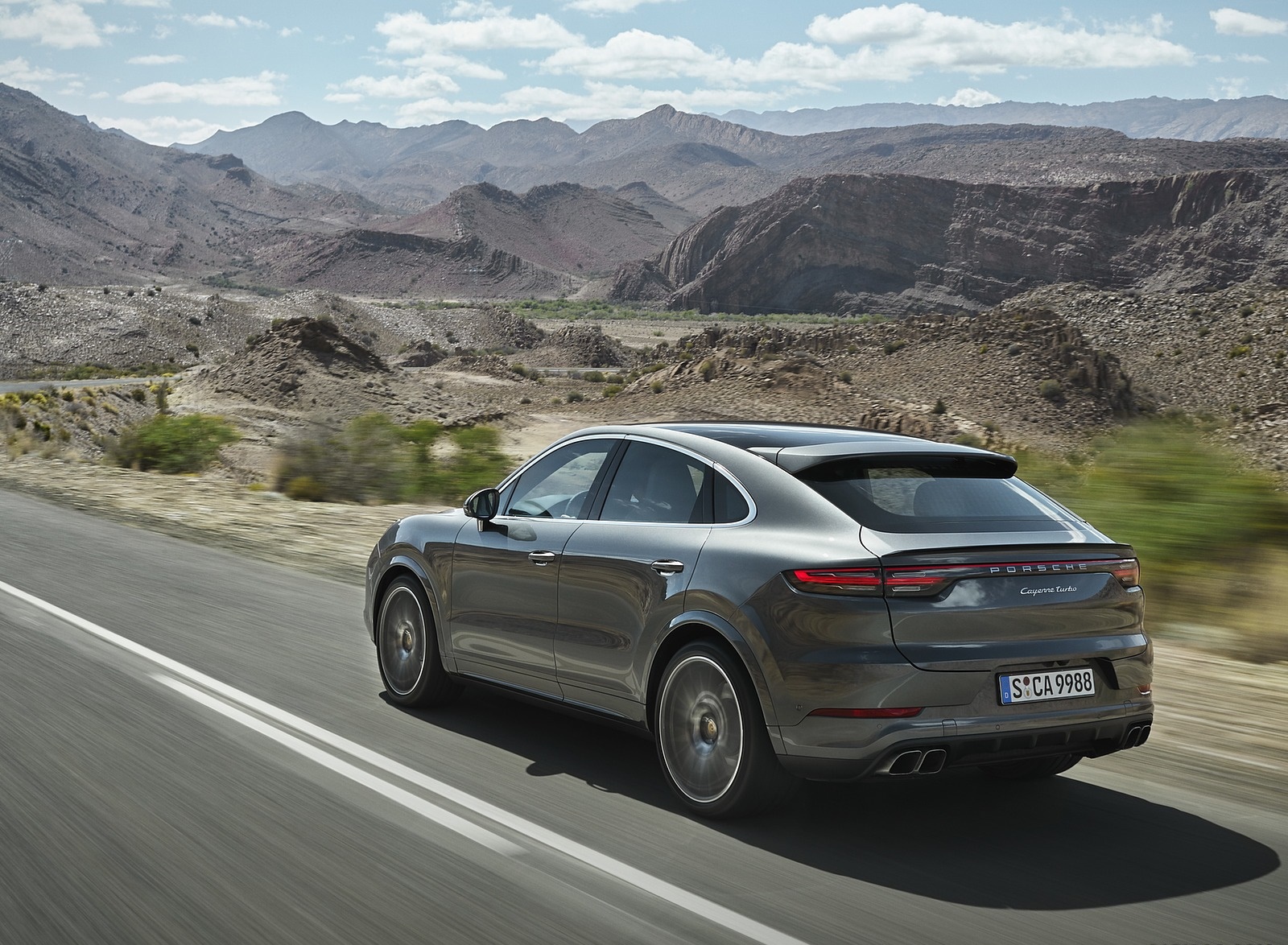 2020 Porsche Cayenne Turbo Coupe Rear Three-Quarter Wallpapers #80 of 94