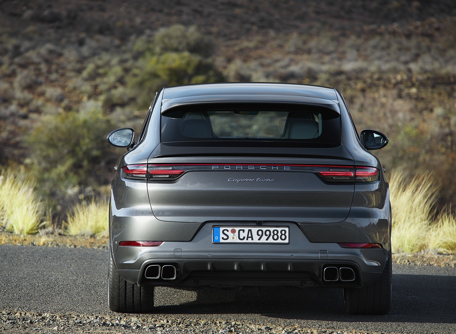 2020 Porsche Cayenne Turbo Coupe Rear Wallpapers #87 of 94