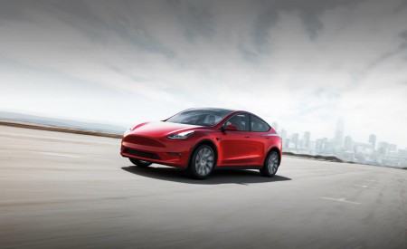 2021 Tesla Model Y Front Three-Quarter Wallpapers 450x275 (4)
