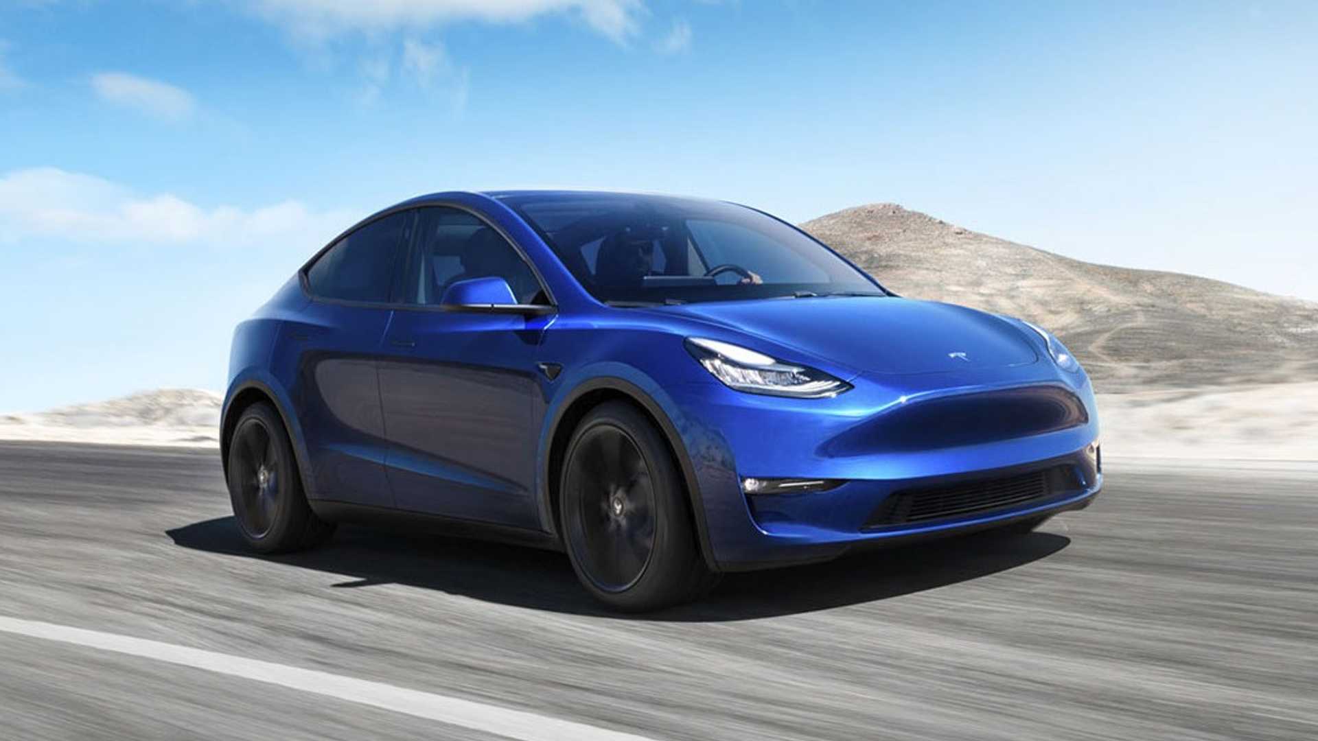 2021 Tesla Model Y Front Wallpapers (1)