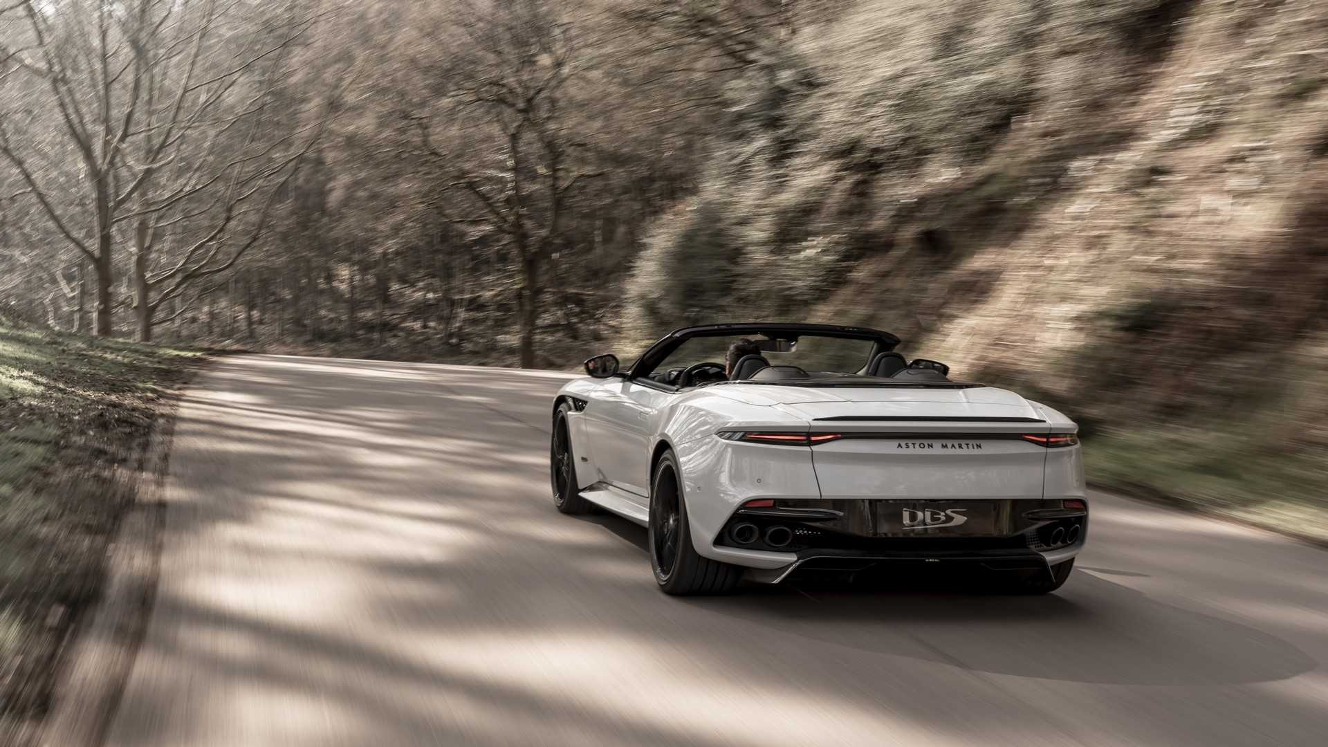 2019 Aston Martin DBS Superleggera Volante Rear Wallpapers #5 of 13