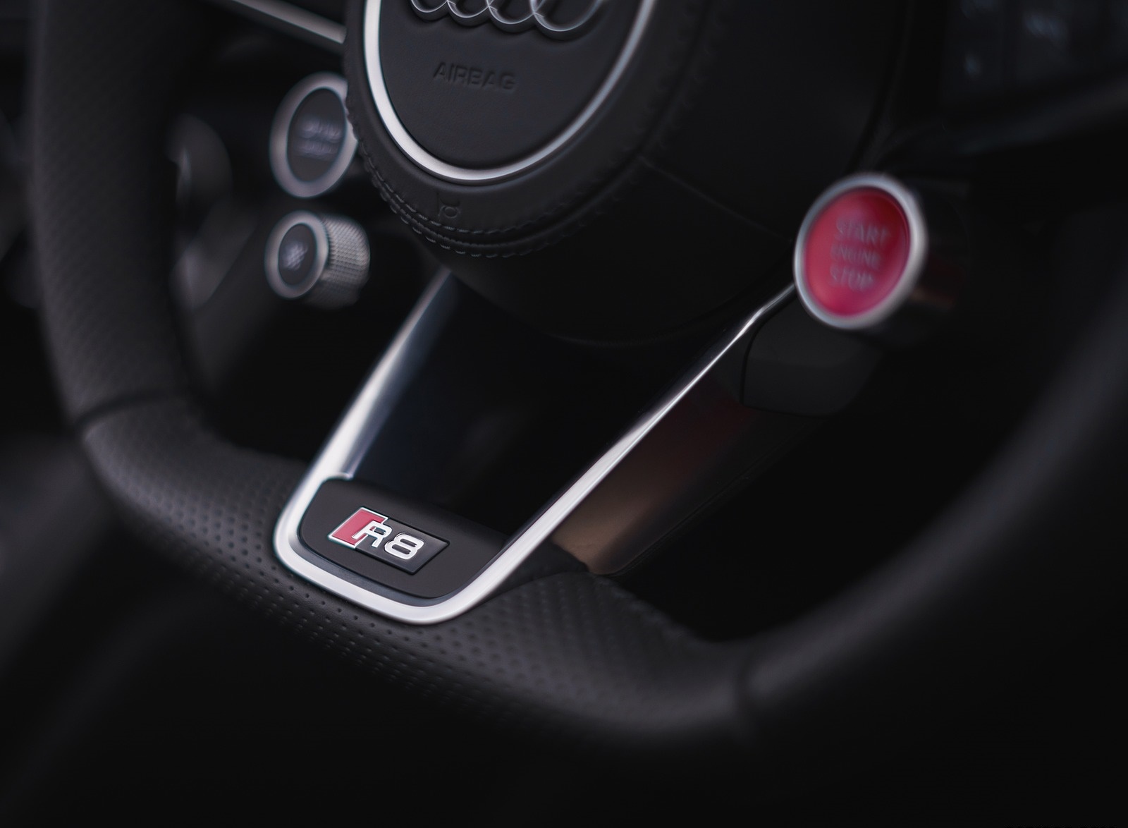2019 Audi R8 V10 Coupe Performance quattro (UK-Spec) Interior Steering Wheel Wallpapers #183 of 199