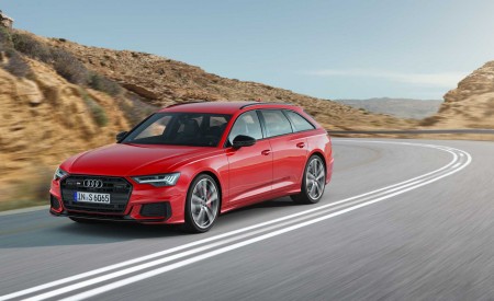 2019 Audi S6 Avant TDI (Color: Tango Red) Front Three-Quarter Wallpapers 450x275 (2)