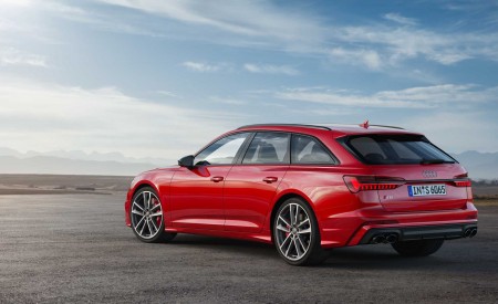 2019 Audi S6 Avant TDI (Color: Tango Red) Rear Three-Quarter Wallpapers 450x275 (14)