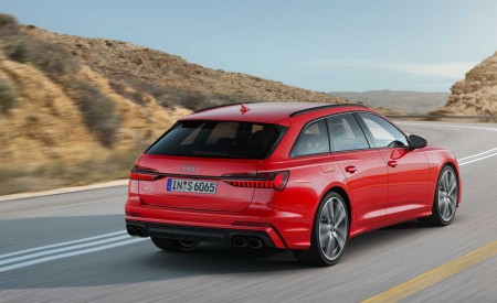 2019 Audi S6 Avant TDI (Color: Tango Red) Rear Three-Quarter Wallpapers 450x275 (6)