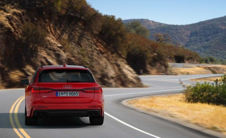 2019 Audi S6 Avant TDI (Color: Tango Red) Rear Wallpapers 450x275 (7)