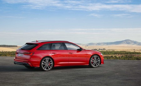 2019 Audi S6 Avant TDI (Color: Tango Red) Side Wallpapers 450x275 (16)