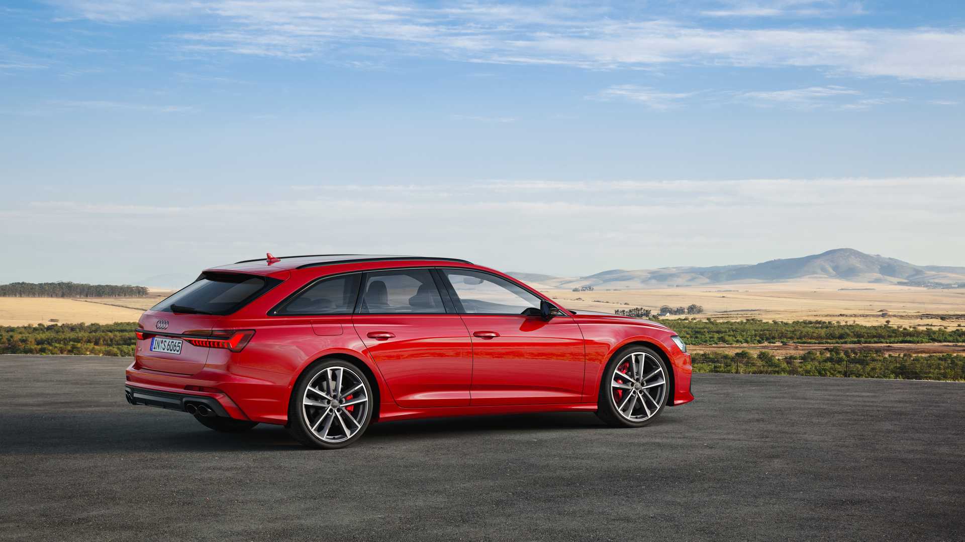 2019 Audi S6 Avant TDI (Color: Tango Red) Side Wallpapers #16 of 26