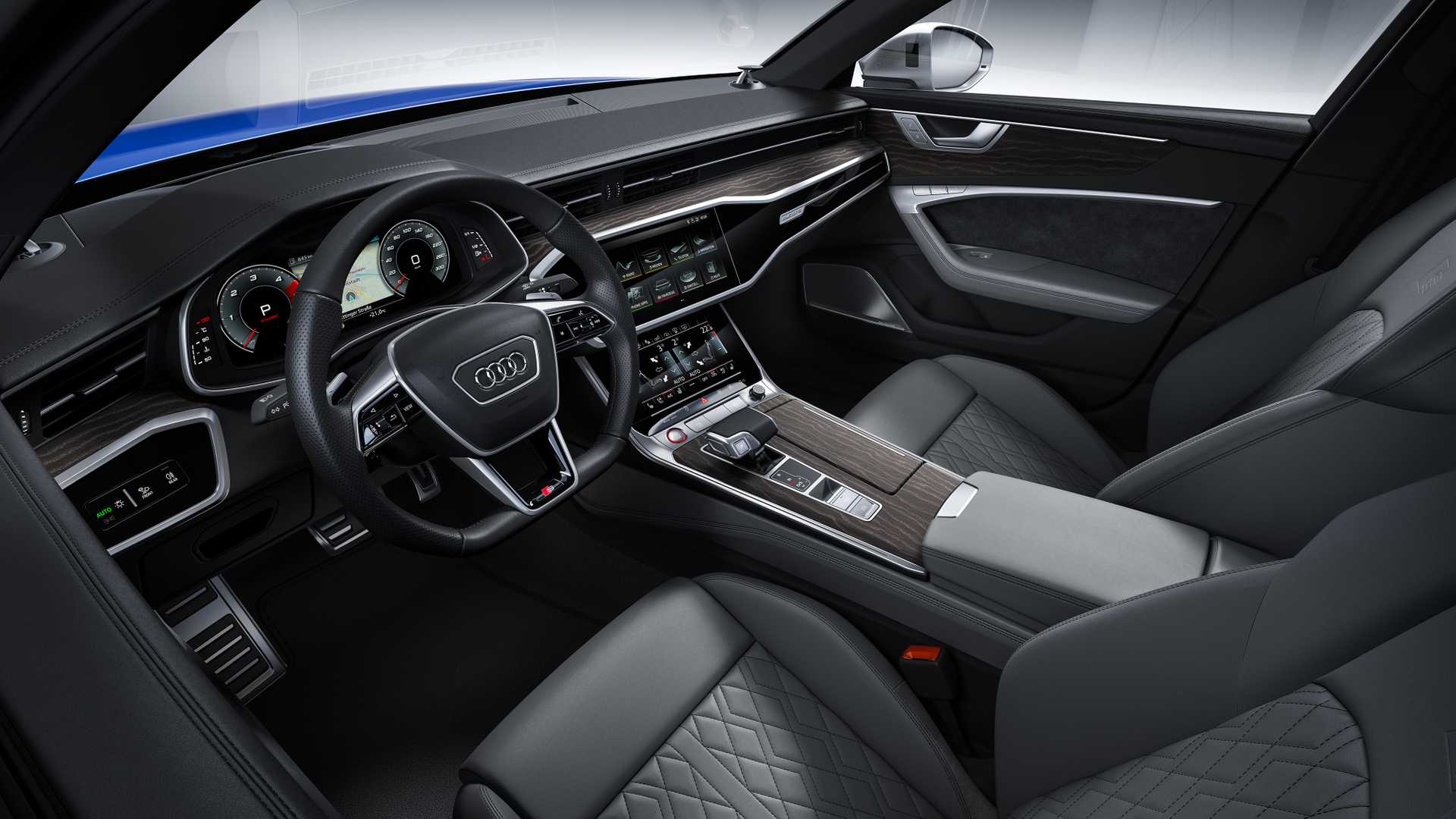 2019 Audi S6 Sedan TDI (Color: Navarra Blue) Interior Wallpapers #20 of 25